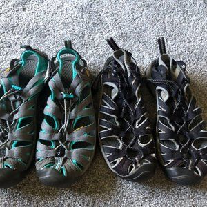 Keen hiking sandals shoes lot bundle 7.5